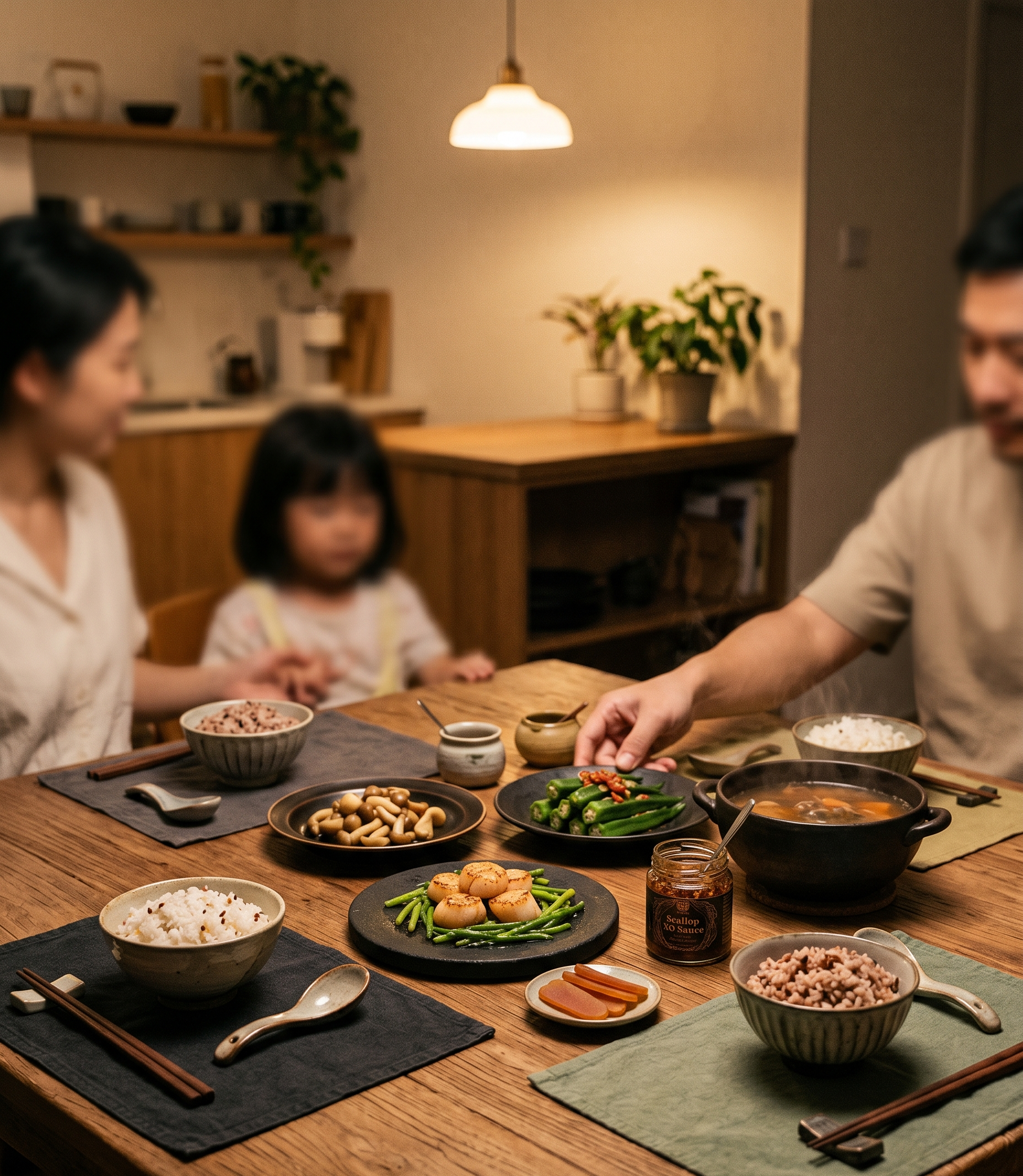 日常餐桌情境圖