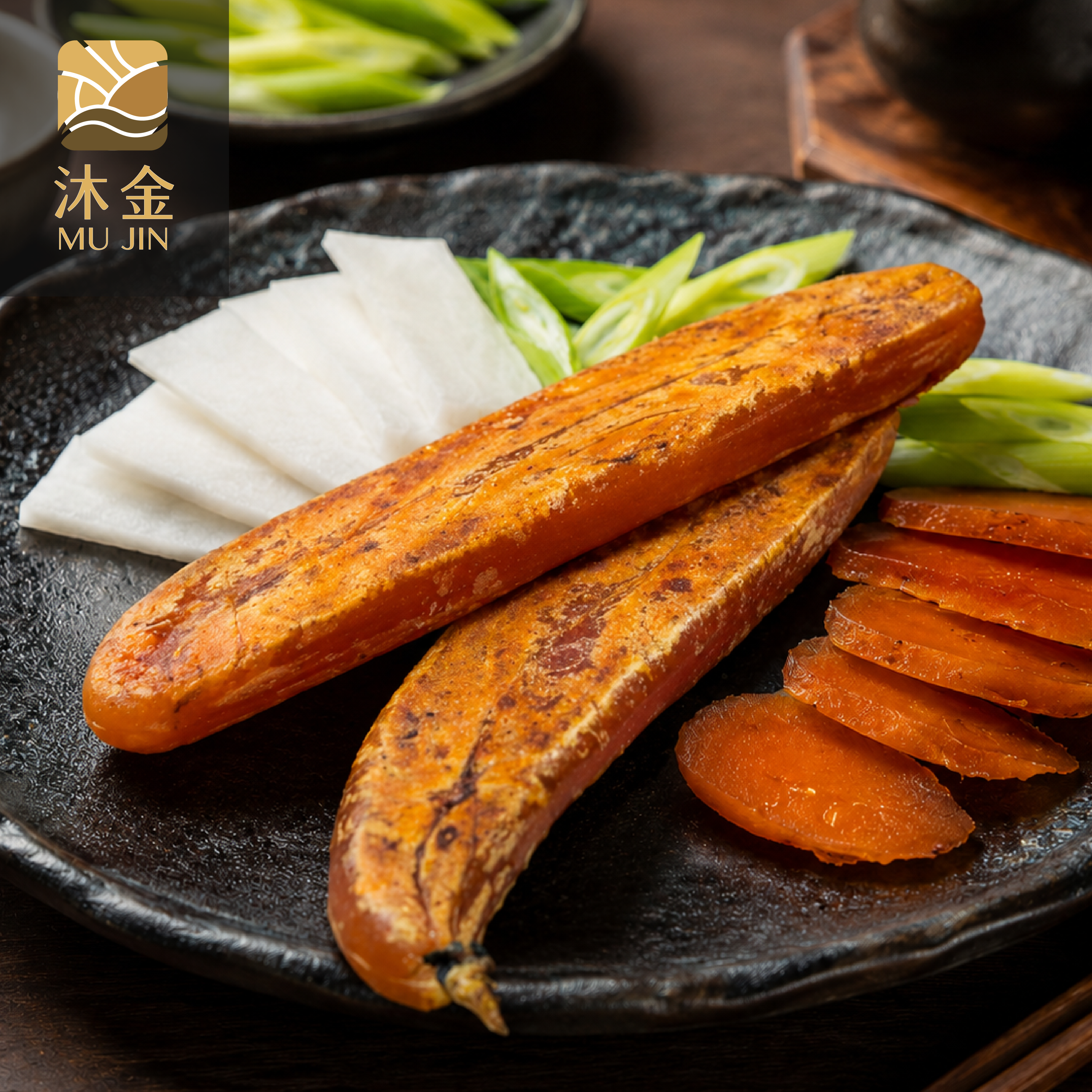 頂級野生烏魚子禮盒包裝照片